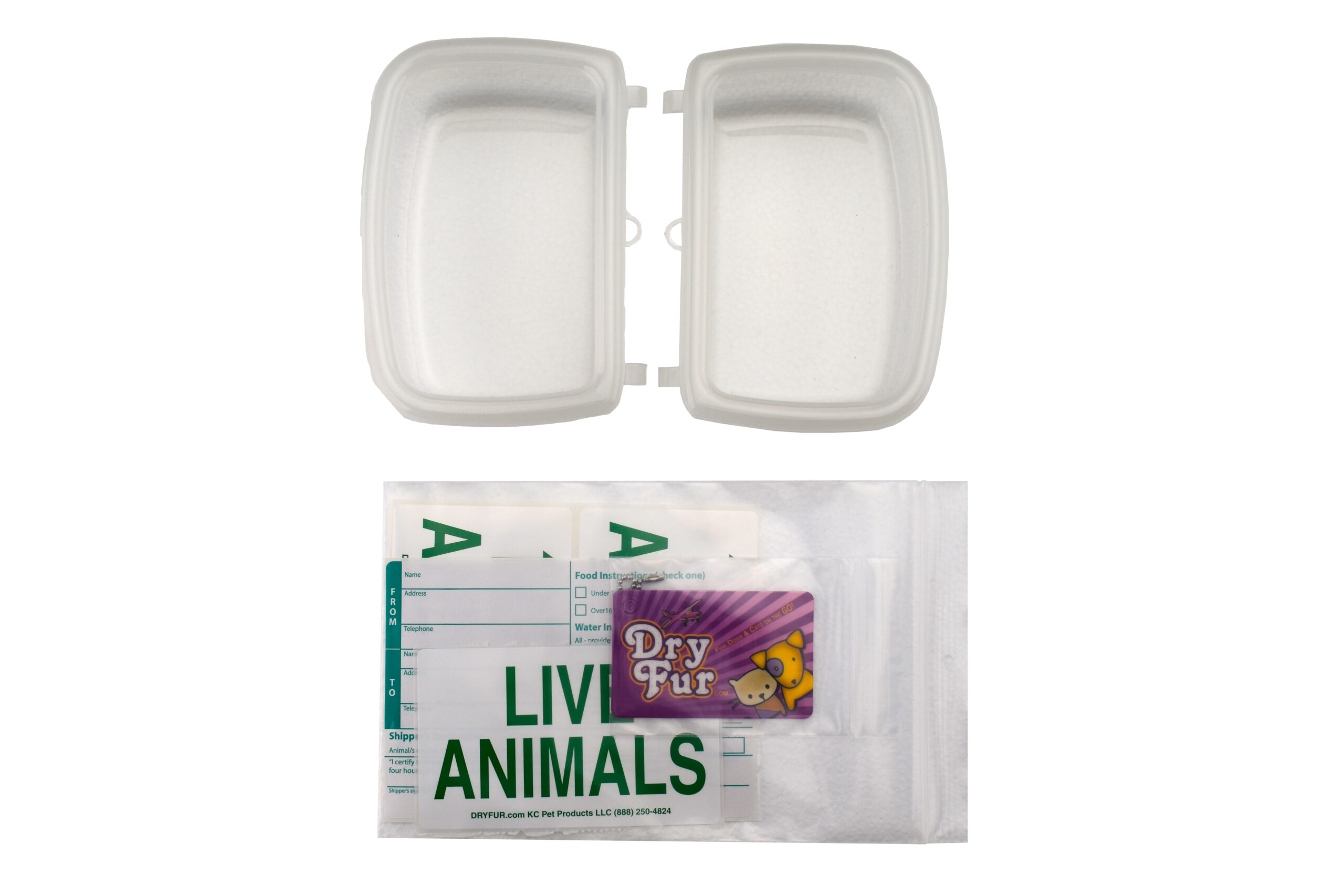 Airline Label and Bowl Kit